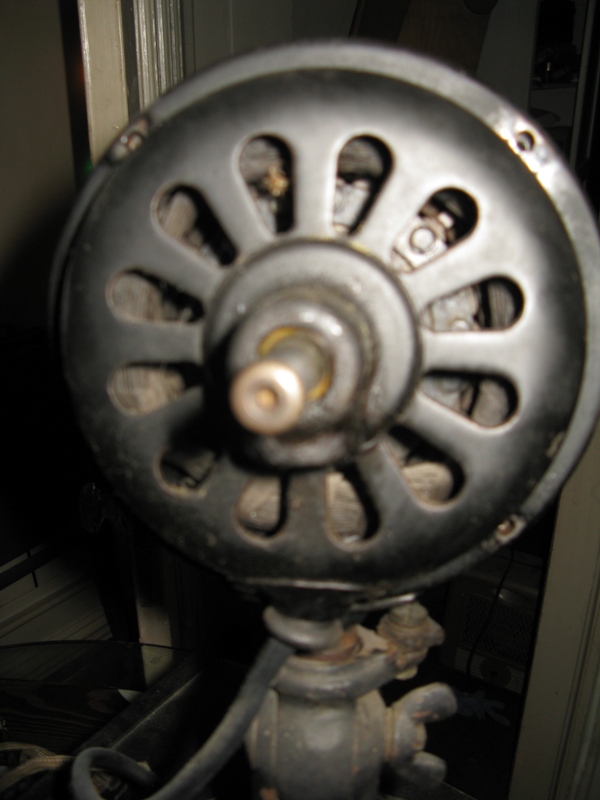 Unrestored Front Motor View